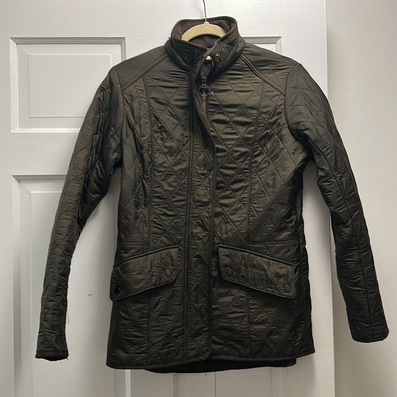 Barbour quilted jacket with fleece lining - Picture 1 of 4